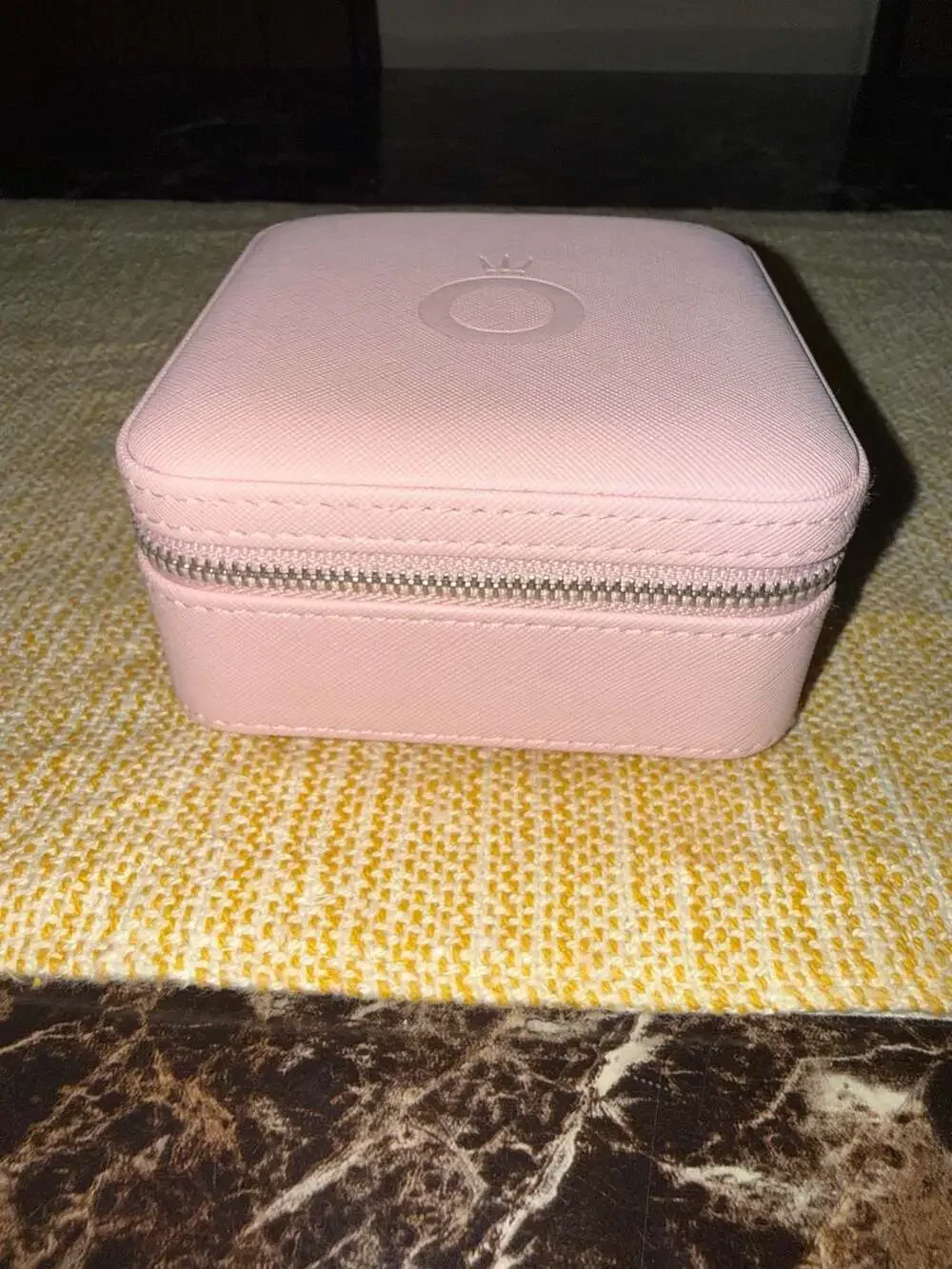 Pandora pink saffiano